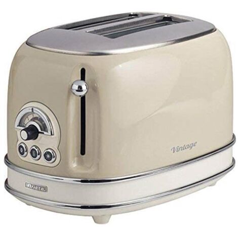 Tostadora Ariete 155 2 Rebanadas Vintage Potencia 810 W Beige