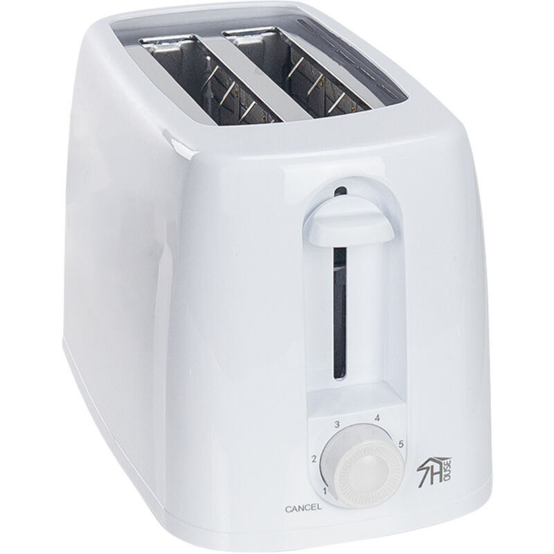 Tostadora de Pan 2 Ranuras 700W 6 Niveles de Temperatura RiseToast 7house