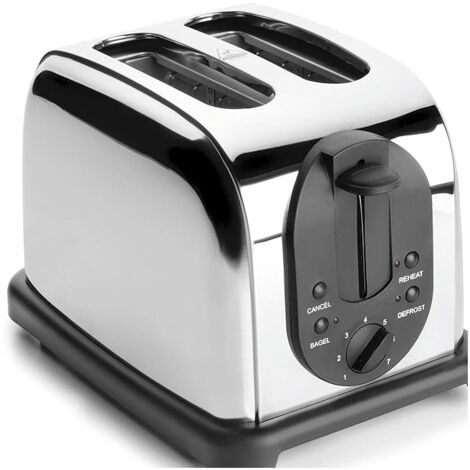Tostadora fabricado en acero inoxidable Curve, 2 ranuras, Potencia 850-1000W