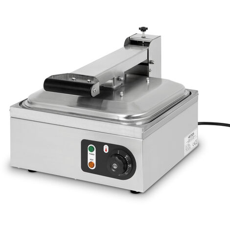 Tostadora horizontal 2200W acero inox pan plano 9 rebanadas parrilla VERTES