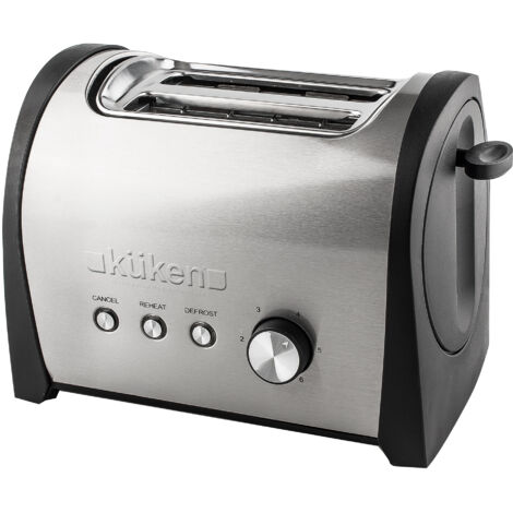 Tostadora inox 2 ranuras 800w küken
