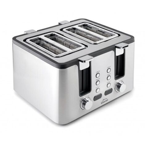 Tostadora Lacor smart 4 slots 6 niveles tostado pantalla LED