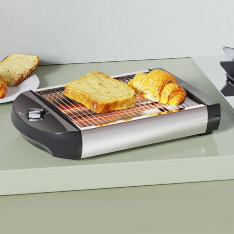 Tostadora plana WOOX – Perfecta para tostadas, paninis y sándwiches abiertos Calentamiento uniforme, fácil de limpiar