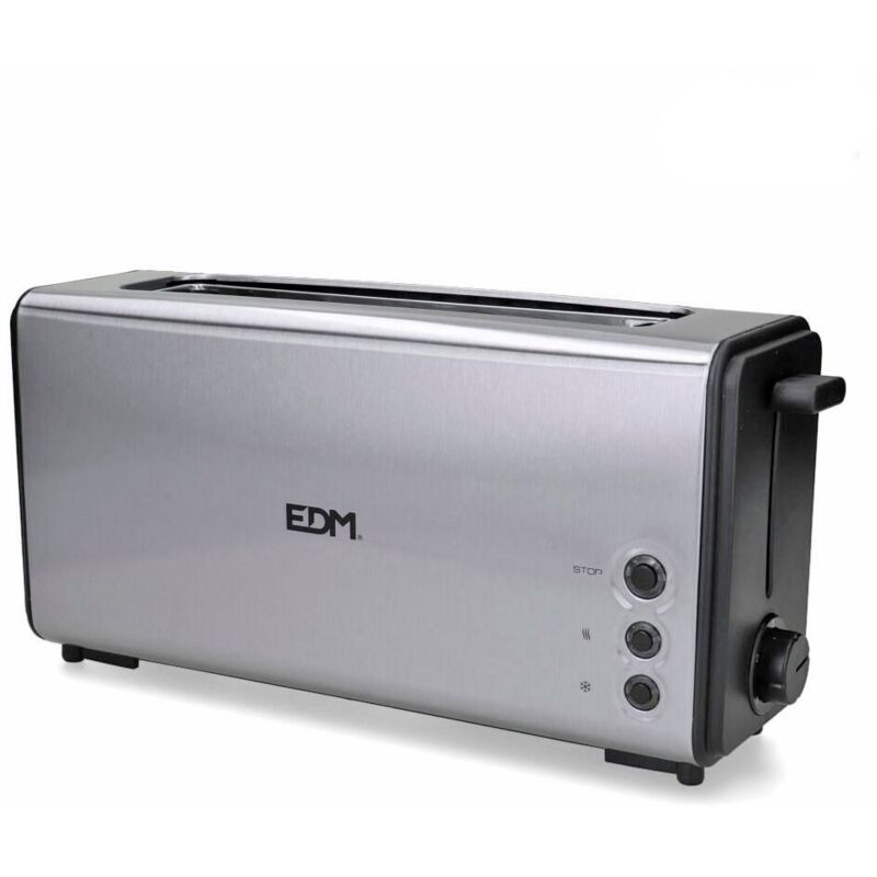 

Tostadora ranura larga cromada 1050W Cromo - EDM
