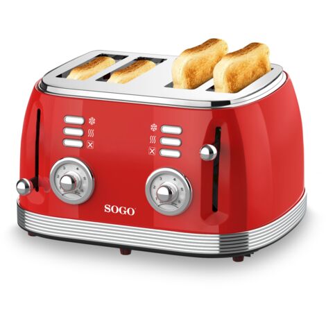 Tostadora Retro 4 Rebandas-1500W
