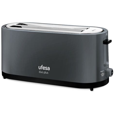 Tostadora UFESA TT7575   2 ranuras largas, Gris