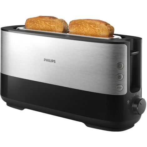 tostapane 1 slot 1030w nero / acciaio inossidabile - hd2692/90 - philips