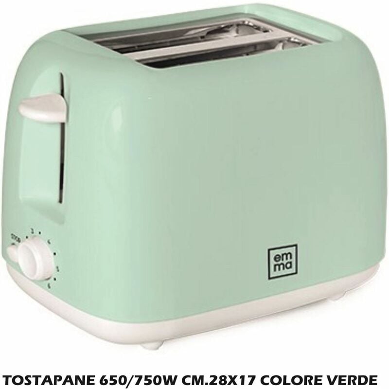 Image of Tostapane 650w Cm.28x17 Verde