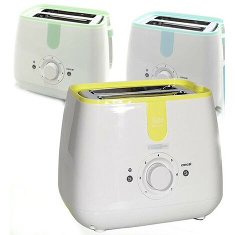 Tostapane 850W tostare toast pane pancarrè per colazione 7 livelli di doratura funzione riscaldamento e scongelamento ideale