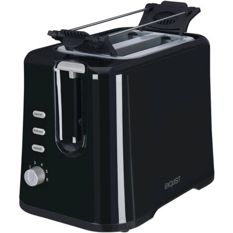 Tostapane a 2 fessure TA 3102 swi 870 W nero-Inox ,2 fette di pane tostato