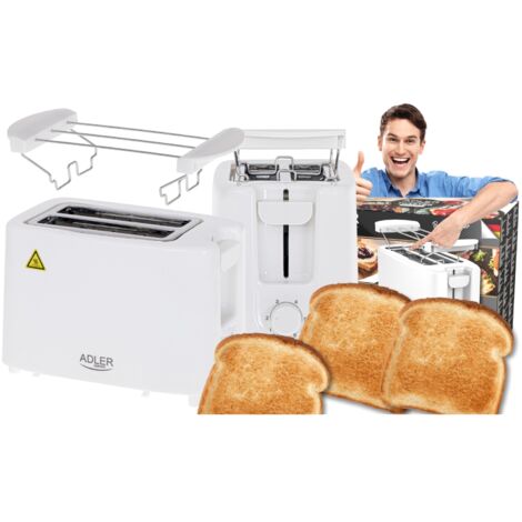 Tostapane Adler ad 3223 Bianco 900 W