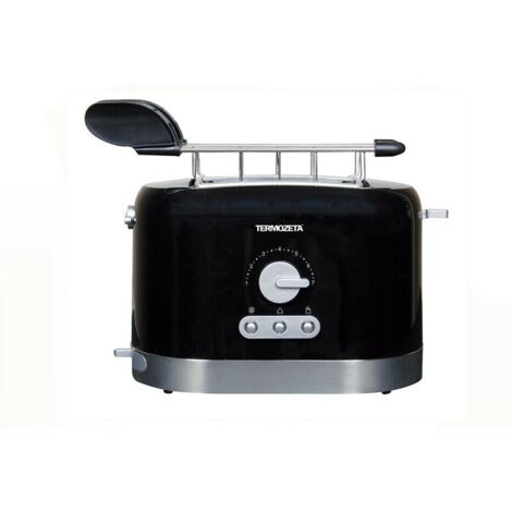 TOSTAPANE 'BLACK INOX' 870 W