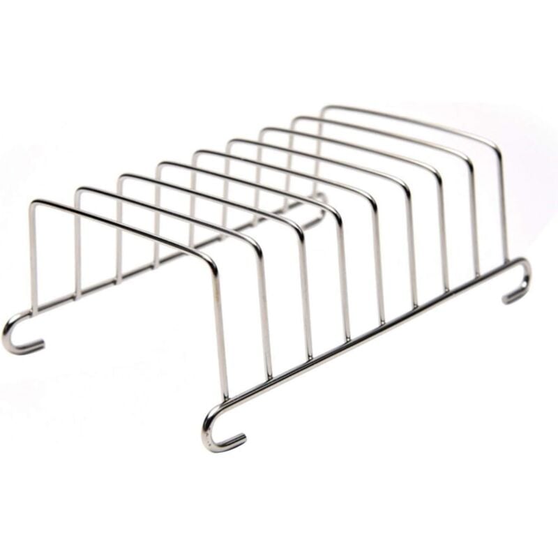 Image of Tostapane in acciaio inossidabile, tostapane a 8 fette, griglia per toast, griglia per fette di pane, supporto da tavolo, kit di accessori per