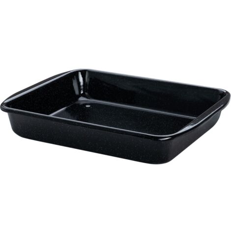 Tostapane professionale RIESS in smalto, nero, lunghezza 416 mm, larghezza 328 mm