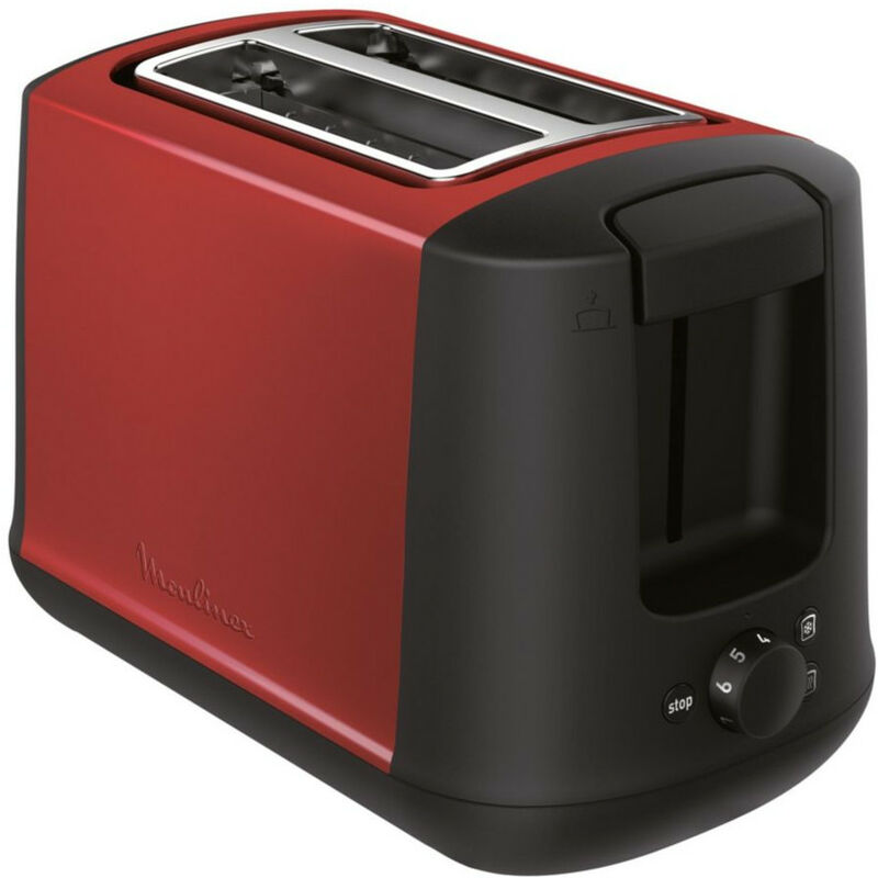 Image of Tostapane rosso a 2 slot 850w - lt340d11 Moulinex