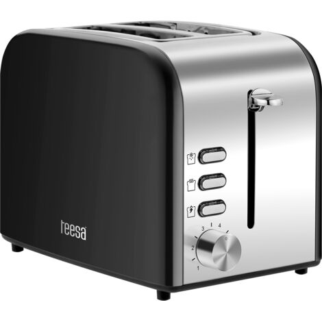 Tostapane Teesa 850W, 2 livelli di tostatura, 6 impostazioni, vassoio.