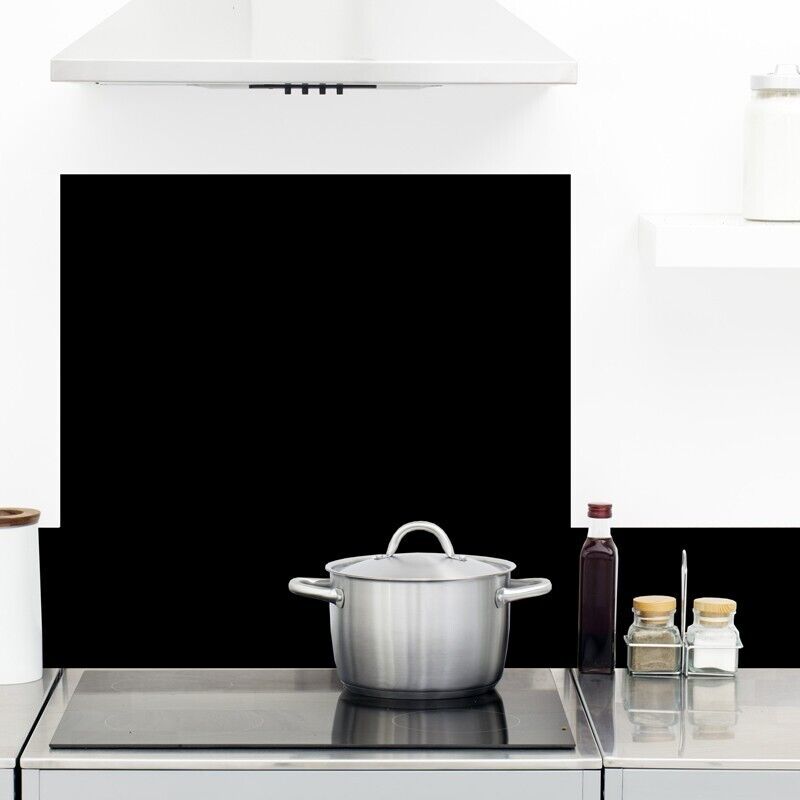 Fond de hotte Aluminum Noir - 99deco - L70xH90 cm Ep.1 mm