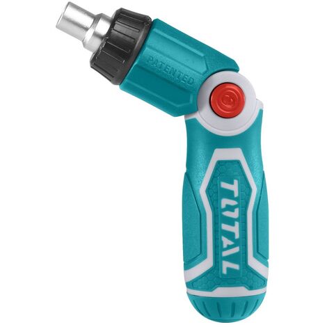 TOTAL - Cacciavite a cricchetto - 12 punte incluse