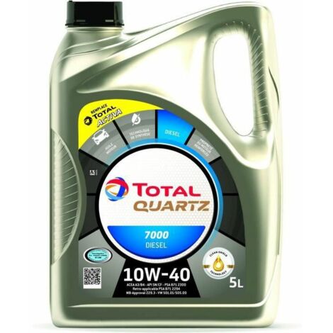 TOTAL MOTORÖL 5L QUARTZ 7000 DIESEL 10W40