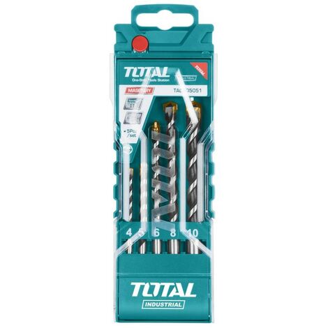 TOTAL - Set 5 Punte per Muratura - Industrial