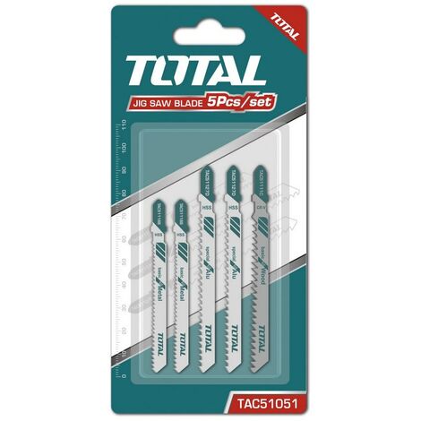TOTAL - Set da 5 Lame per Seghetto Alternativo