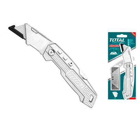 Total Tools Navaja abatible multiusos THT5136138 (incluye 5 cuchillas)
