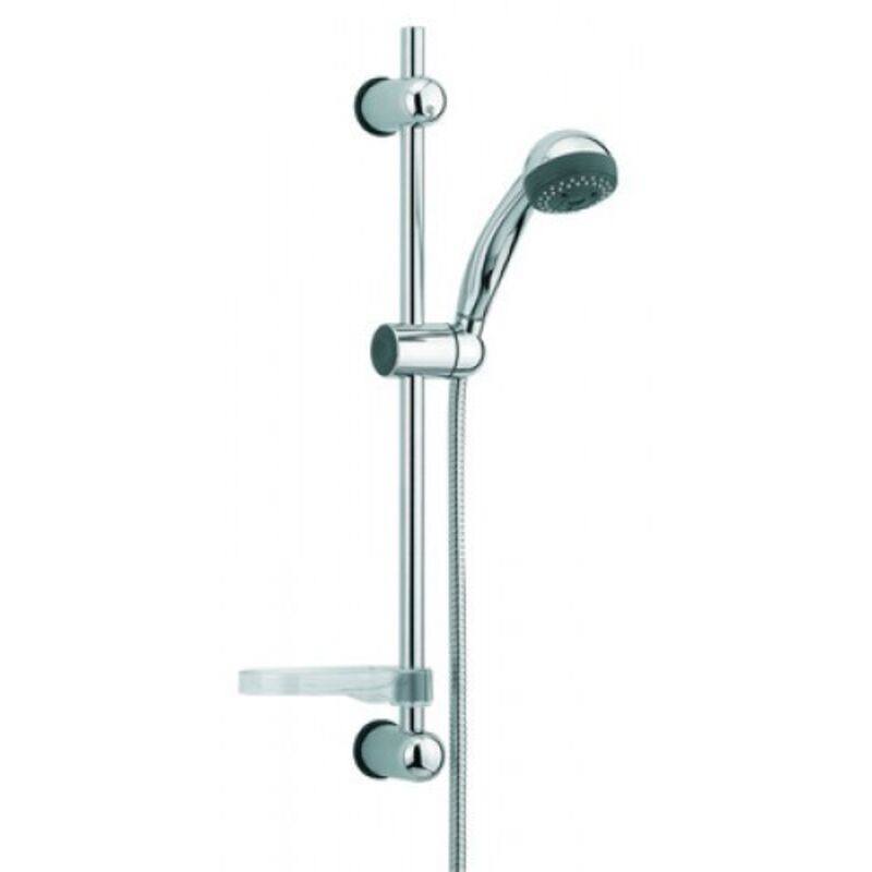 Valentin - ensemble mutine 2 jets, barre Ø18X600MM, porte-savon, flexible da 1,75M
