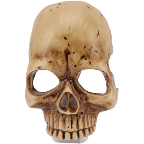 Totenkopf-Nachtlicht mit Wandstecker, einstellbare Helligkeit, Halloween-Skelett-Dekoration, EU 220V
