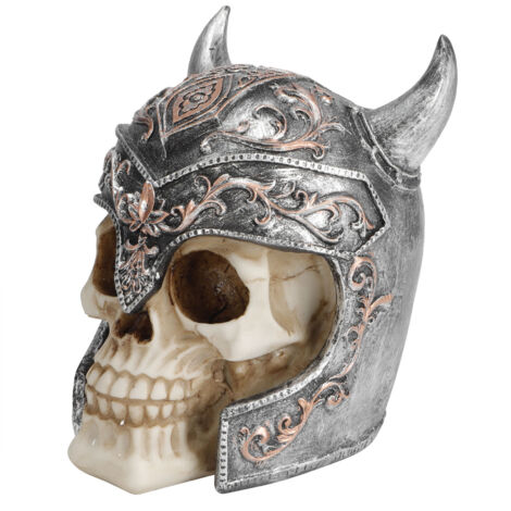 Totenkopf-Spardose aus Kunstharz – Tischdekoration, einzigartiges Kunsthandwerk
