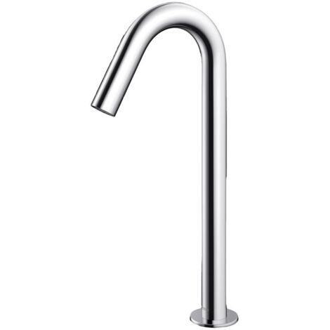 TOTO Automatik-Armaturenauslauf rund hoch 2 l/min, Ausladung 126mm, MS verchromt, R 1/2", berührungslose Waschtischarmatur