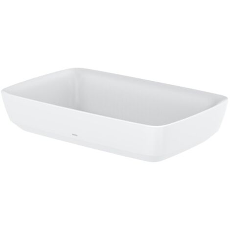 TOTO CE lavabo à poser, sans trou pour robinetterie, avec