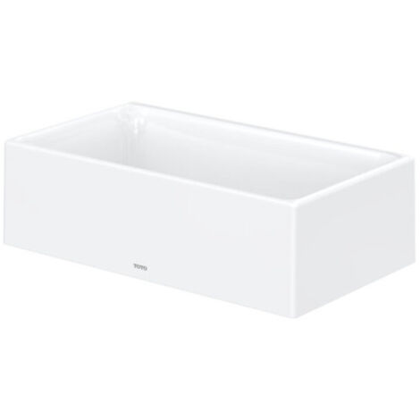 TOTO CS Lavabo sobre encimera, sin agujero para grifo, sin
