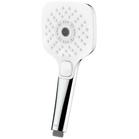 TOTO DaySpa Handbrause d. 110mm mit 3 Strahlarten eckig, Kunststoff verchromt