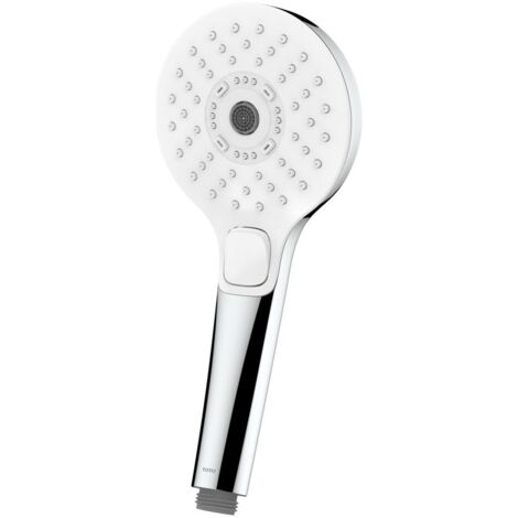 TOTO DaySpa Handbrause d. 110mm rund, mit 3 Strahlarten, Kunststoff verchromt