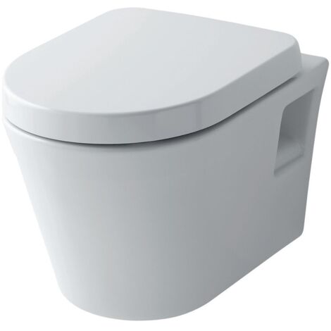 TOTO ES Tiefspül-Wand-WC, randlos, Vorwandmontage, Tornado Flush-Düsenspülung, Keramik Cefiontect, Weiß