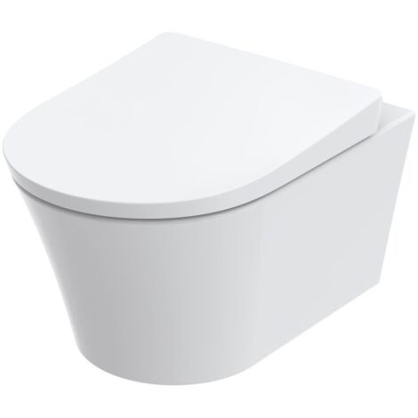 TOTO GP Tiefspül-Wand-WC, randlos, Vorwandmontage, Tornado Flush, Keramik Cefiontect, Weiß