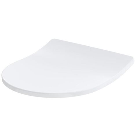 TOTO RP compact WC-Sitz abnehmbar, mit Edelstahlscharnieren und Absenkautomatik, Ureaharz, Weiß
