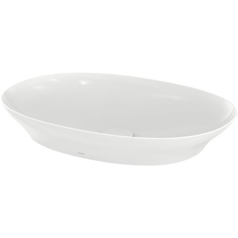 TOTO TL lavabo à poser, sans trou pour robinet, sans trop-plein,