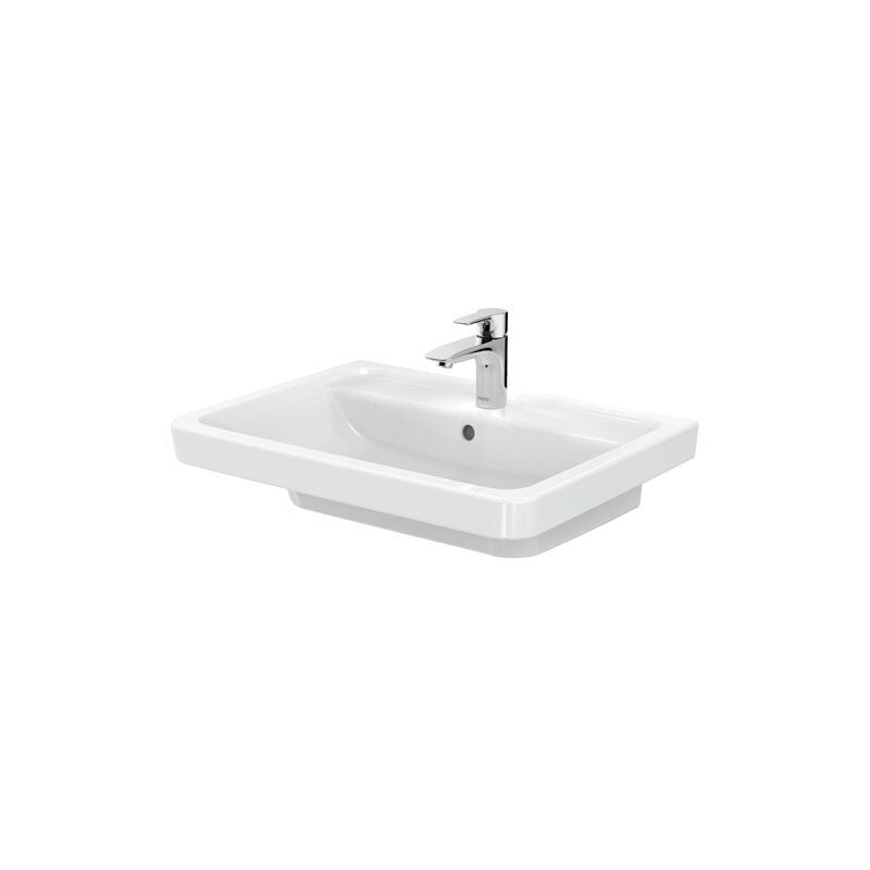 Cf Waschtisch, 1 Hahnloch, mit Überlauf, 654x483mm, - Toto