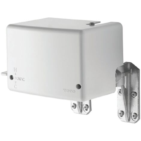 TOTO ZN Steuereinheit, Thermostatmischer für ZN Automatikarmatur, Kunststoff/Messing, Chrom/Weiß, mit Befestigungsmaterial