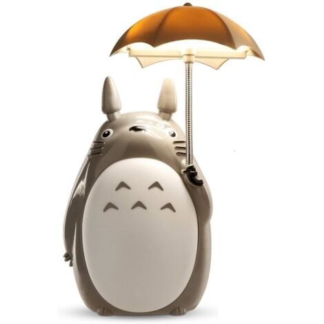 COAVAS Totoro Led Night Light for Kids Usb Rechargeable Reading Table Lamp Cute Cartoon Animal Children Boys Girls Room Decor