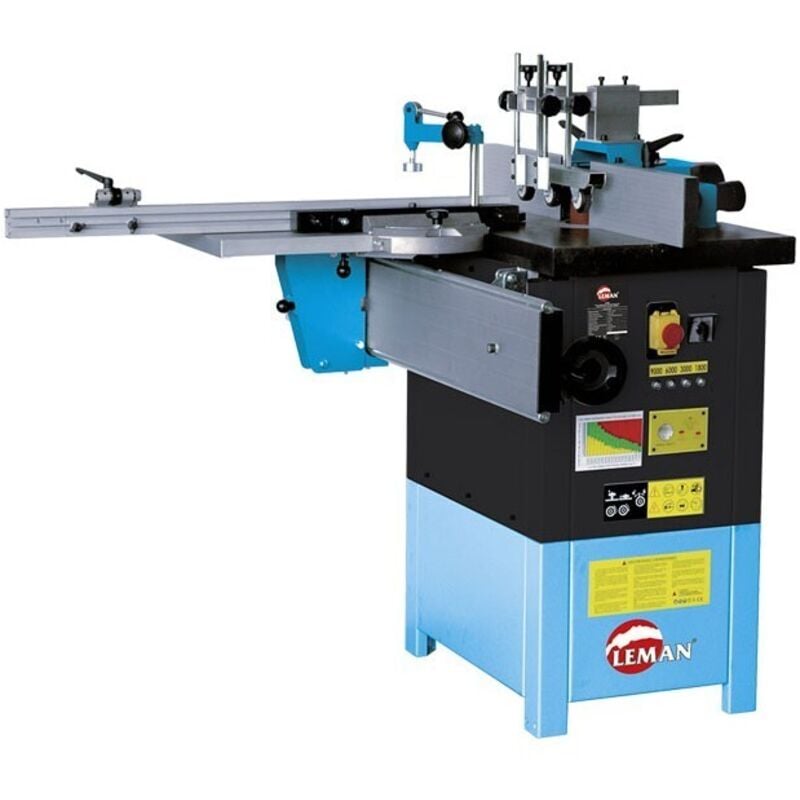 Leman - Toupie en arbre de 30 avec chariot 30mm 2800W 400V - TOU030T