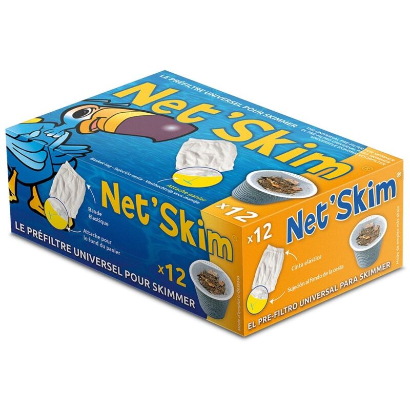Toucan - Net'Skim (12pcs) Prefiltre Skimmer piscine et spa