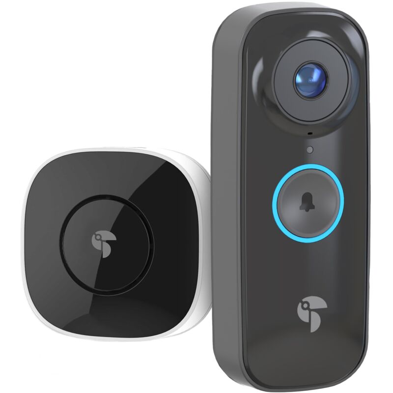 Sonnette vidéo sans fil Pro avec Radar Motion Detection - Toucan