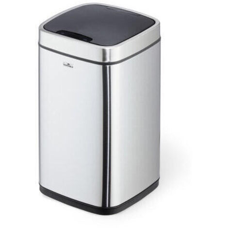 TOUCH 12L Rectangular Acero inoxidable Plata, Negro