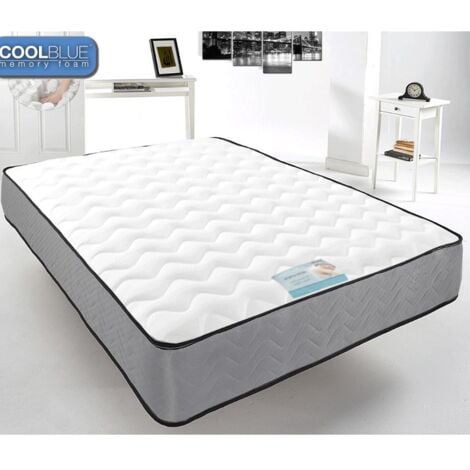 Touch Cool Blue Orthopedic Memory Foam Mattress - 4ft6 7
