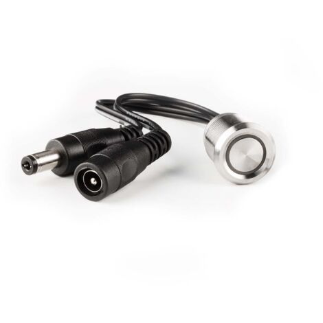 Touch Einbaudimmer rund 12V/24V Ø16x19mm Blue LED