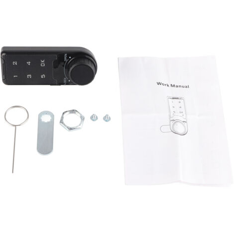 Touch Keypad Password Key Access Lock Digital Electronic Security Cabinet Coded Locker L=20mm