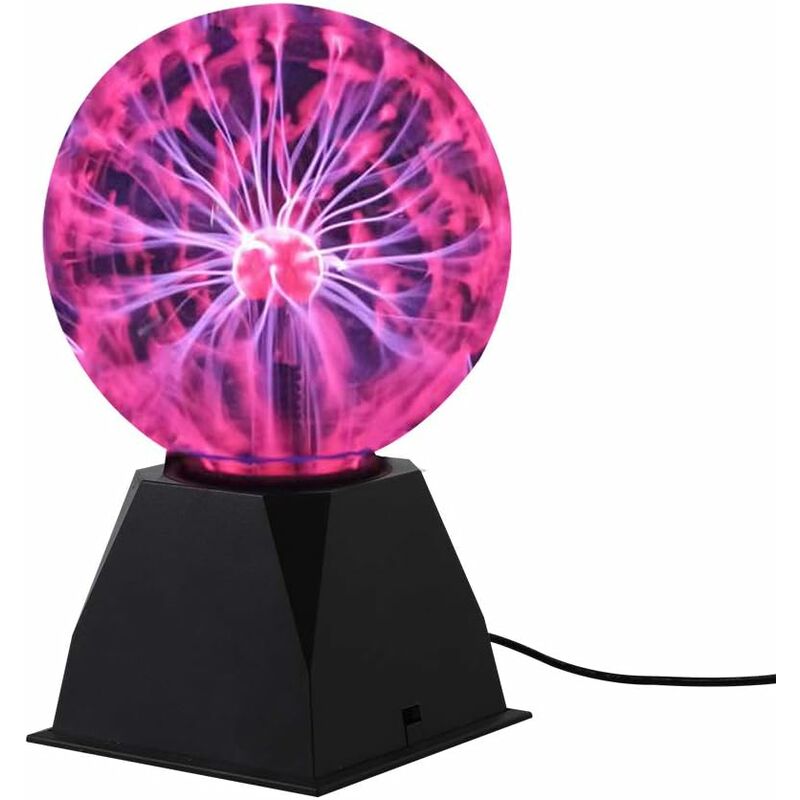 Comely - Nouveauté Verre Magique Plasma Électrique Statique Ball Light 6 Pouces Lumières de Table Sphère Veilleuse Enfants Cadeau Pour Magic Plasma