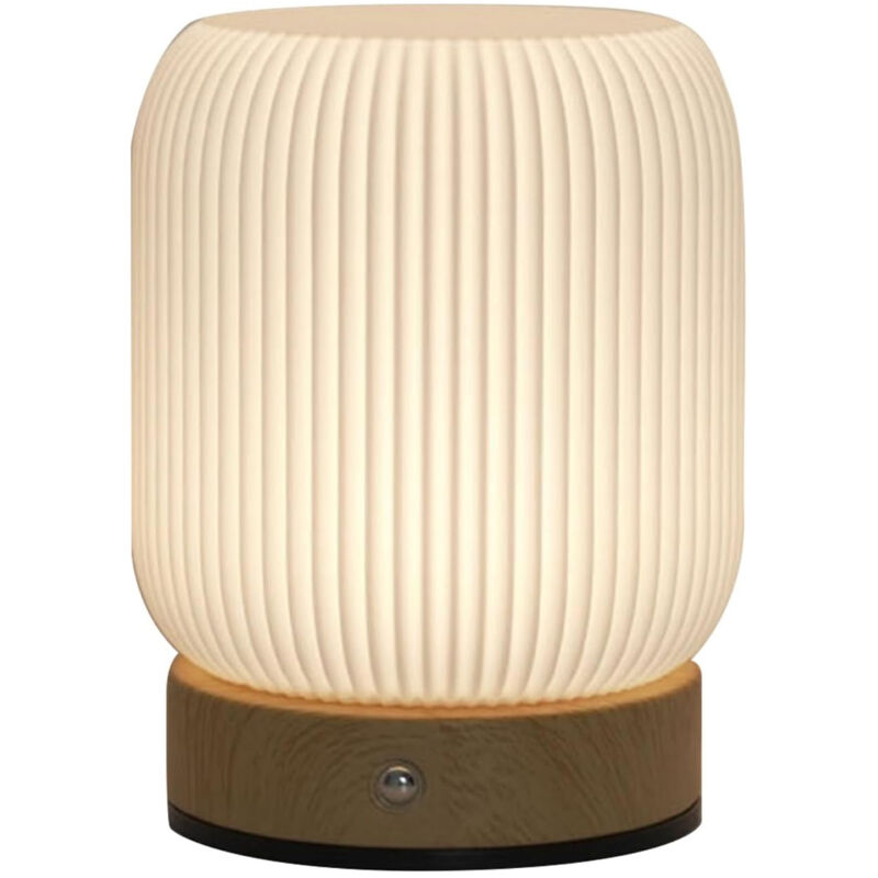 Image of Touch-sensitive LED bedside lamp with 3&hellip;